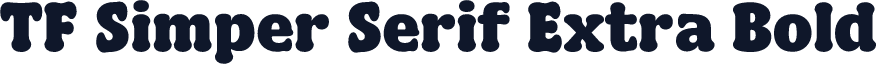 TF Simper Serif Extra Bold