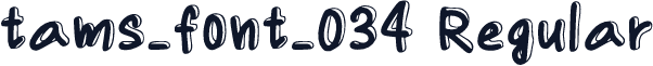 tams_font_034 Regular
