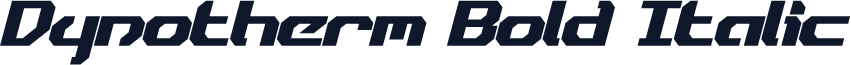 Dynotherm Bold Italic