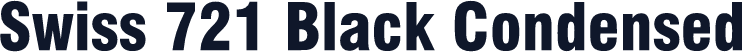 Swiss 721 Black Condensed