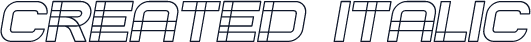 Created Italic