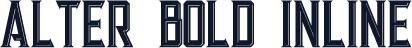 Alter Bold Inline
