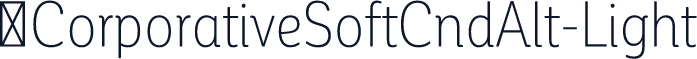 ☞CorporativeSoftCndAlt-Light