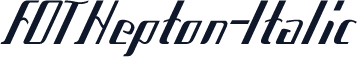 FOTHepton-Italic