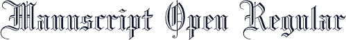 Manuscript Open Regular