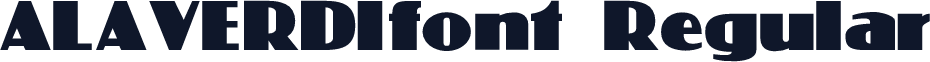 ALAVERDIfont Regular