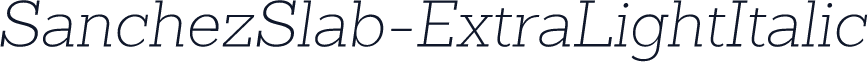 SanchezSlab-ExtraLightItalic