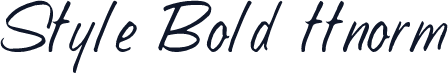Style Bold ttnorm