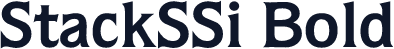 StackSSi Bold