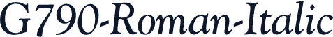 G790-Roman-Italic