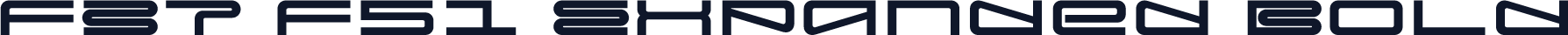 F37 F51 Expanded Bold