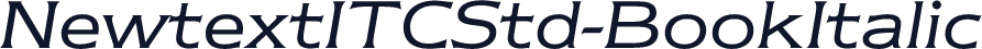 NewtextITCStd-BookItalic