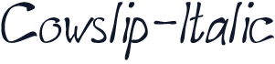 Cowslip-Italic