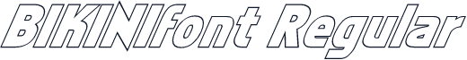 BIKINIfont Regular