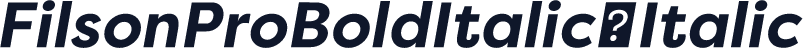 FilsonProBoldItalic-Italic