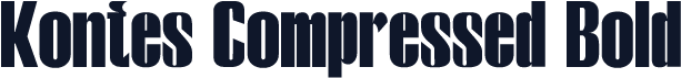 Kontes Compressed Bold