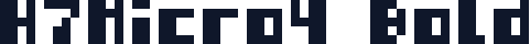 H7Micro4 Bold