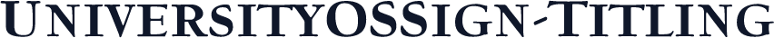 UniversityOSSign-Titling