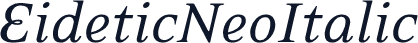 EideticNeoItalic