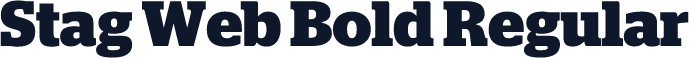 Stag Web Bold Regular