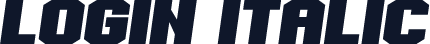 Login Italic