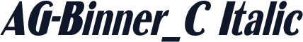 AG-Binner_C Italic