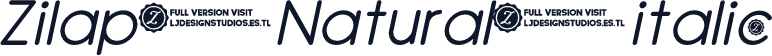 Zilap Natural italic