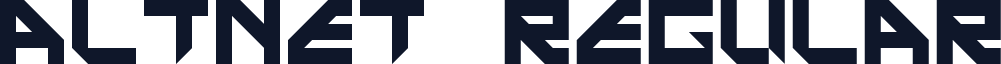 altNET Regular