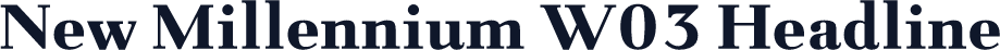 New Millennium W03 Headline