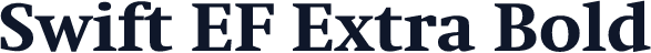 Swift EF Extra Bold