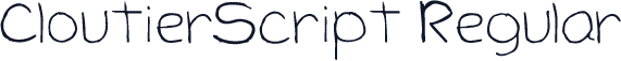 CloutierScript Regular