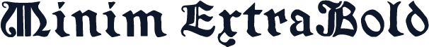 Minim ExtraBold
