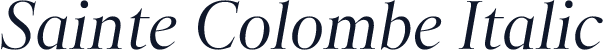 Sainte Colombe Italic