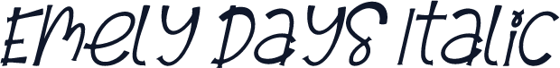 Emely Days Italic