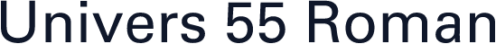 Univers 55 Roman