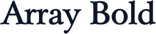 Array Bold