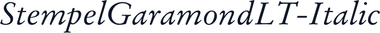 StempelGaramondLT-Italic
