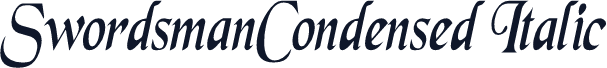 SwordsmanCondensed Italic