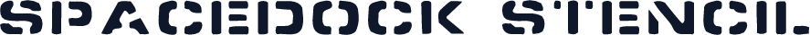Spacedock Stencil
