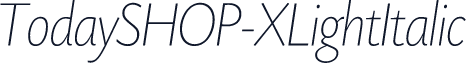TodaySHOP-XLightItalic