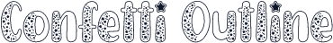 Confetti Outline