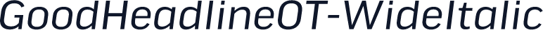 GoodHeadlineOT-WideItalic