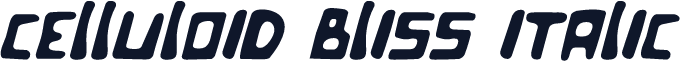 Celluloid Bliss Italic