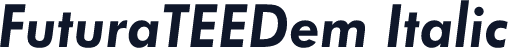 FuturaTEEDem Italic