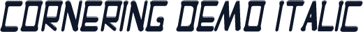 Cornering Demo Italic