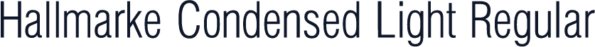 Hallmarke Condensed Light Regular