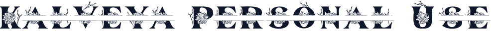 Kalveya Personal Use