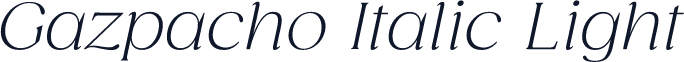 Gazpacho Italic Light