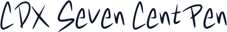 CDX Seven Cent Pen