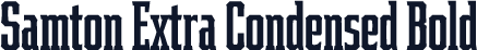 Samton Extra Condensed Bold